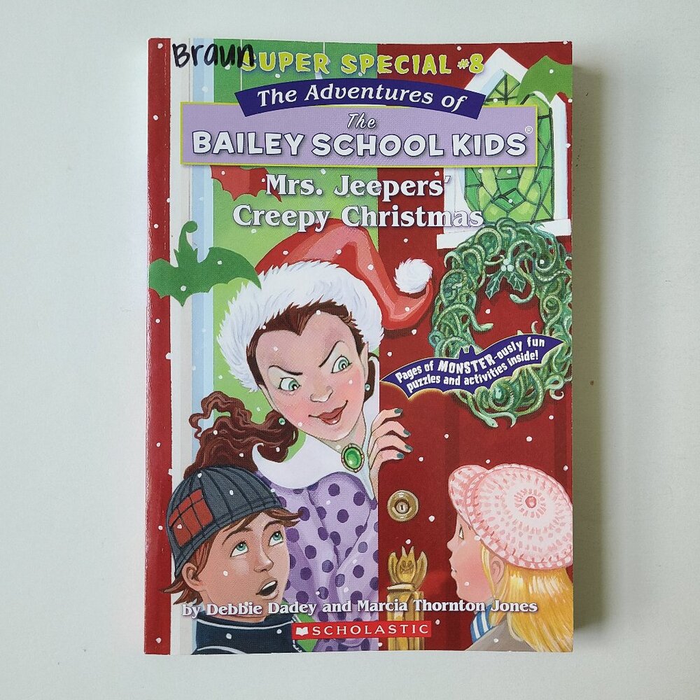 5/$15 Book Bailey School Kids Super Special 8 Mrs Jeepers Creepy Christmas